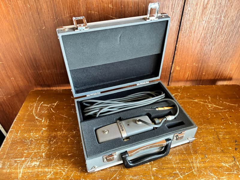 SONY C-38B C38B Multi-Pattern Condenser Microphone w/ carrying case #2 image 1
