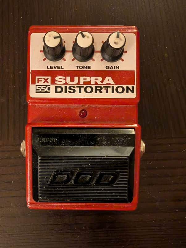 DOD SUPRA DISTORTION ギターエフェクター DOD Supra Distortion FX55-C | Reverb
