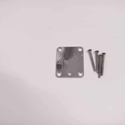 1987-1988 Vintage Fender Stratocaster Plus Neckplate w/Original Screws 1989 1990 1991 1992 1993 image 5