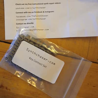 Moog MEMORYMOOG SYNTHCHASER KEY CONTACT STRIPS 10 PCS NEW image 2