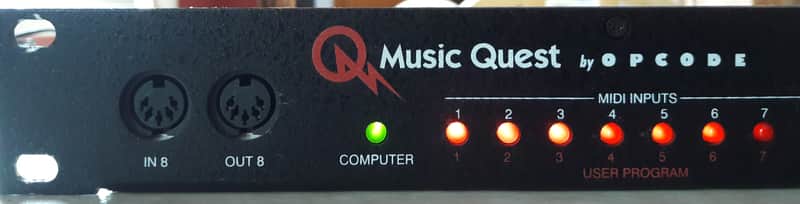 MidiQuest Opcode 8 Port/SE and 14 Midi cables! image 1