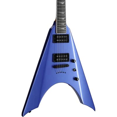 Kramer Nite-V Electric Guitar, (with Gig Bag), Royal Blue Metallic image 1