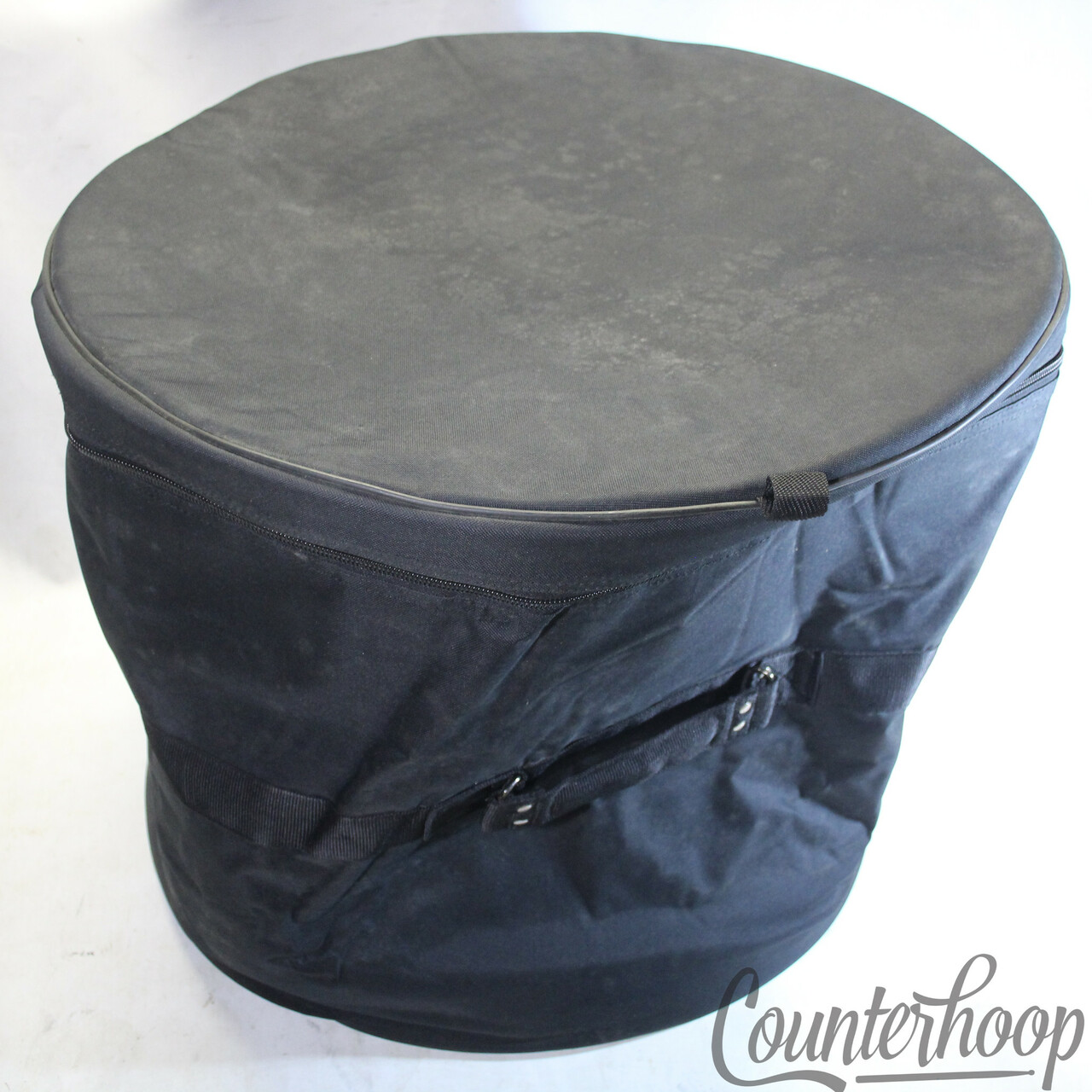 18"x 22"Soft Shell Padded Bass Drum Case Bag Touring Gig Black — main photograph
