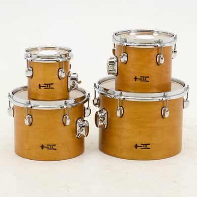 TreeHouse Custom Drums Academy Concert Toms - Small Four 6-8-10-12 LIGHT BROWN image 4