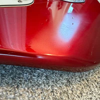Fender Jaguar MIJ 1996 - Candy Apple Red - 50th Anniversary Edition - Made in Japan image 12