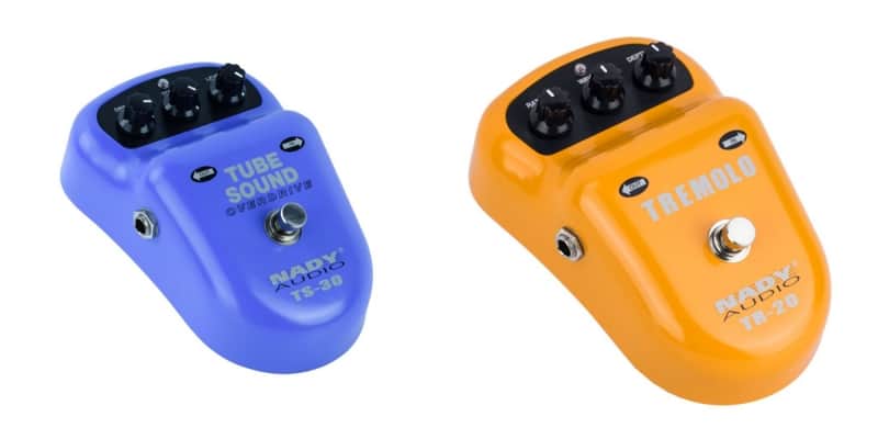 Nady TR-20 Tremolo and TS-30 Tube Sound Overdrive 2 pedal combo image 1