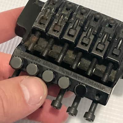 1990's Japan Ibanez RG Series Black Original Edge Floyd Rose Tremolo Bridge Vibrato image 15