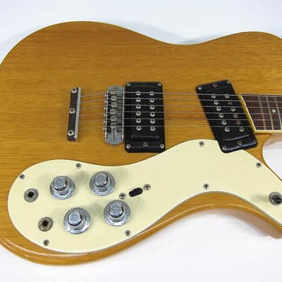 Vintage 1972-1973 Mosrite 350 Stereo Solid Body Electric Guitar Natural Mahogany Clean All Original! image 13