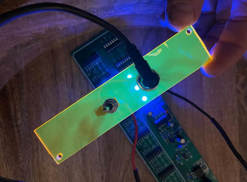 JML Light Panel for Tip Top Zeus Board - totally unique item for modular Eurorack rigs! image 1