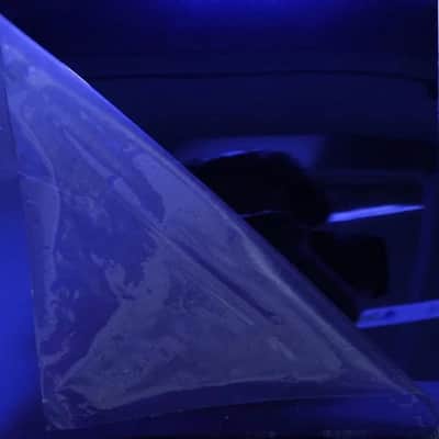 Acrylic Mirror Pickguard Material - 1-Ply Blue - 17 x 11.5 inch Pickguard Blank image 2