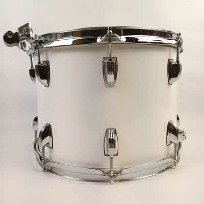 Ludwig 10x14"White Cortex Marching/Parade Snare Drum Rocker Black/White 4Ply P85 image 5