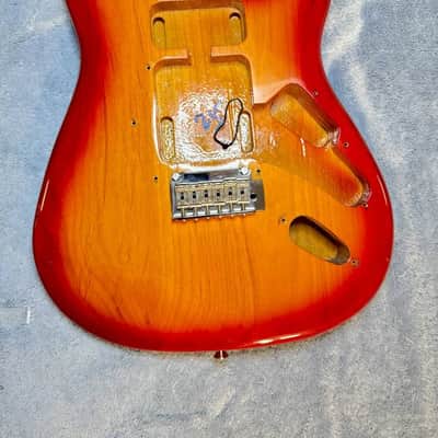 Warmoth Swamp Ash Strat Body Sienna Burst image 1