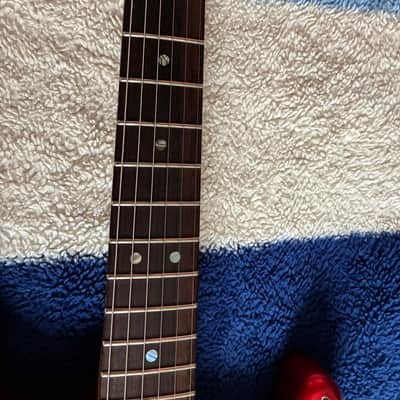 Fender American Deluxe Stratocaster with Rosewood Fretboard 2002 - 2003 - Chrome Red image 3