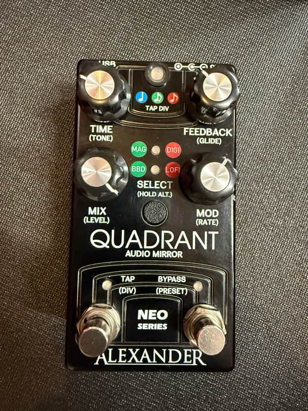 Alexander Pedals Quadrant Audio Mirror 2010s - Black image 1