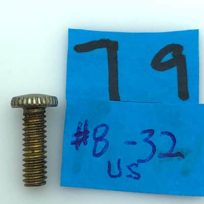 Vintage? Pedal Effects Battery Door Thumbscrew image 2
