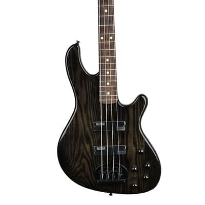 Lakland Skyline 44-OS Offset Bass Guitar, Trans Black with Rosewood Fingerboard, Gator GFW-GTR-SEAT and Stand, ErnieBall 1/4 Cable Bundle image 4