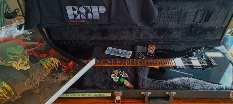 ESP Kirk Hammett KH-2 Custom Shop mid 90's AND rare Fan Package! image 1