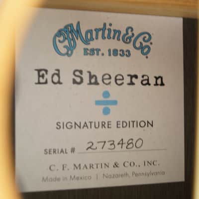 Martin LX1E Divide - 2017 - Little Martin - Ed Sheeran Signature - Gigbag included image 10