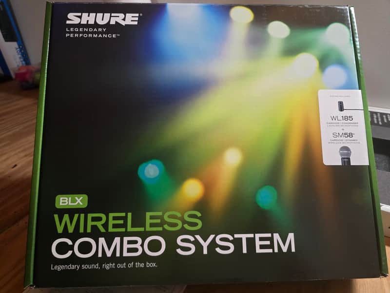 Shure BLX1288/CVL Dual Channel Combo Wireless System 2015 - Present - Black image 1