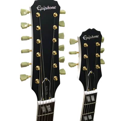 Epiphone G-1275 SG Double Neck 6/12-String Electric Guitar - Alpine White - MIK image 7