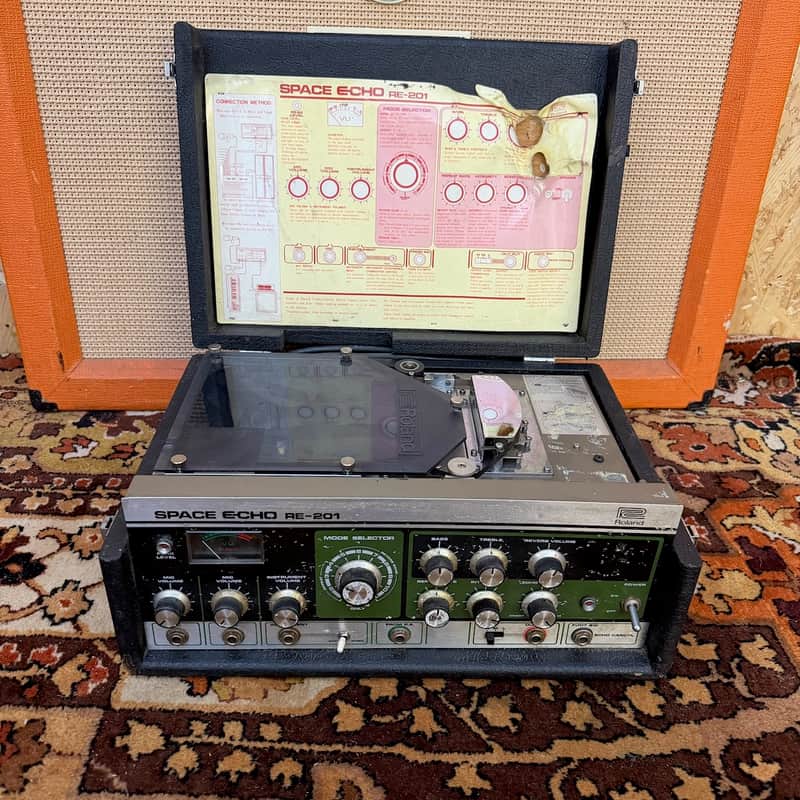Vintage 1970s Roland RE201 Space Echo Made in Japan Original Tape Delay Unit