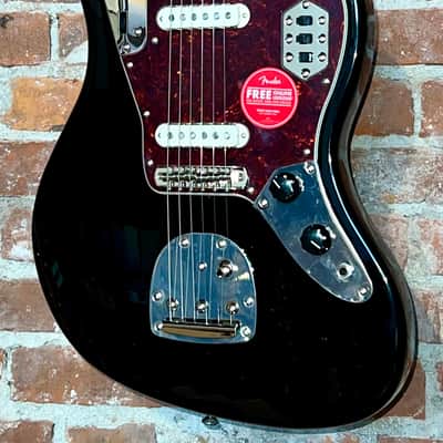 Squier Classic Vibe '70s Jaguar  Black, In Stock Ships Fast Support Indie Music Shops ! image 1