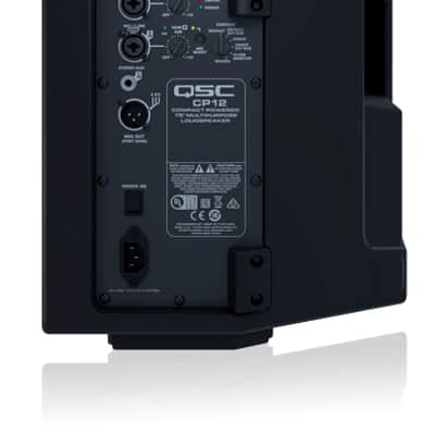 QSC CP12 2-Way 1000-Watt 12" Active Loudspeaker 2018 - Black image 3