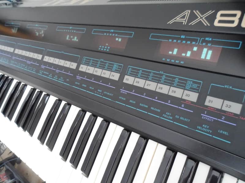 Akai AX80 analog synthesizer 1980s - Grey image 1