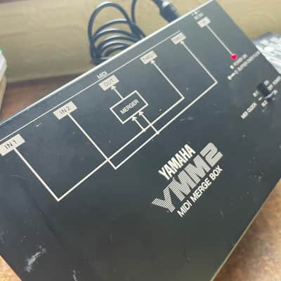 Yamaha  YMM-2 Midi Merge Box 1980s With Original Adapter image 2