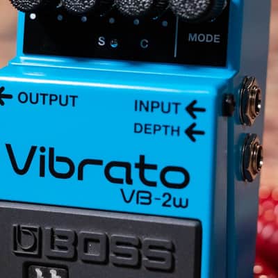 Boss VB-2w Waza Craft Vibrato Guitar Effects Pedal image 2