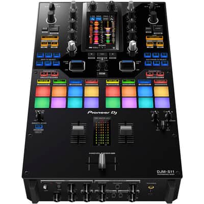 Pioneer DJM-S11 Professional 2-Channel Battle Mixer for Serato DJ Pro / rekordox (Black) image 5