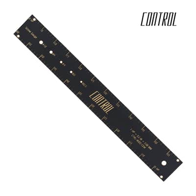 Full Size HP Ruler, Screw Gauge & 60HP 1U Blank - Black image 1