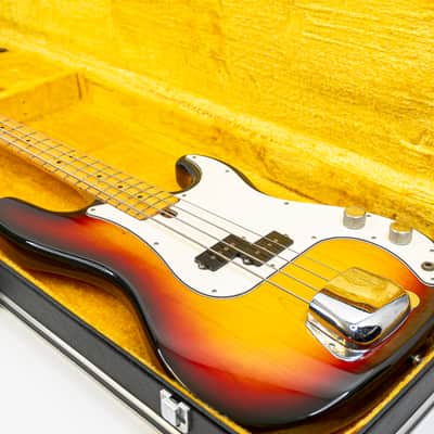 1974 Greco Precision Style Electric Bass Sunburst – Matsumoku-Built, Vintage Feel and Solid Tone w/ Hardshell Case image 4