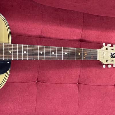 Harmony H1214 Archtone Acoustic Archtop Guitar 1950's - Blond with Faux Flame image 11