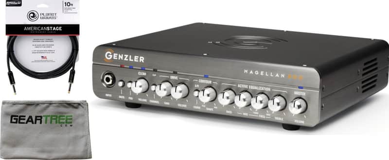 Genzler MG 800 2-Channel Pre Magellan Series Bass Head w/ Polish Cloth and Premium Cable image 1