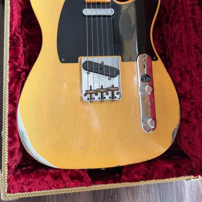 Fender Custom Shop Limited Edition 70th Anniversary Broadcaster Relic 2020 - Aged Nocaster Blonde image 2