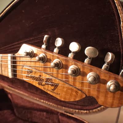 Lucky Dog Televangelist Custom relic aged telecaster tele guitar + gatorskin embossed teardrop case image 4