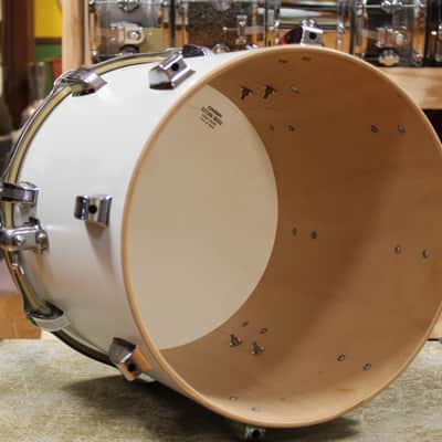 1970s Sonor Swinger Outfit in White 14x18 8x12 14x14 5x14 image 14