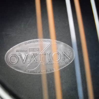 Vintage Ovation 12 String Acoustic Guitar Model No. 1115-4 U.S.A. 129624 w/ case image 6