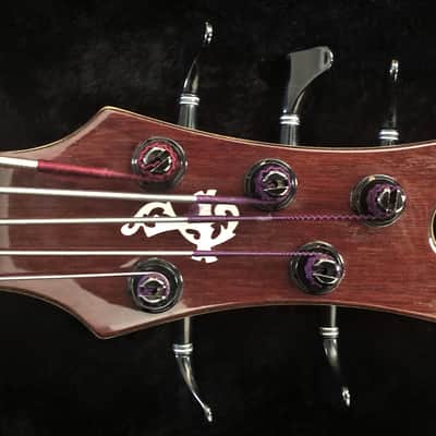 Tobias Signature 5 String Bass. 1990 Catalog Bass. Unique 1 of a Kind. Bubinga-Wenge image 21