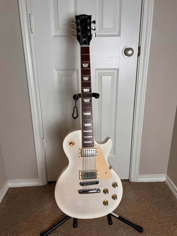 Gibson Les Paul Signature T with Manual Tuners 2013 - Alpine White Burst image 1