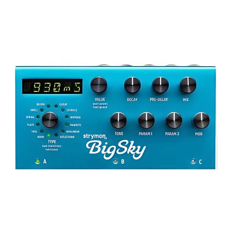 Strymon BigSky Reverberator Reverb Guitar Effects Pedal with 12 Unique Studio Machines image 1
