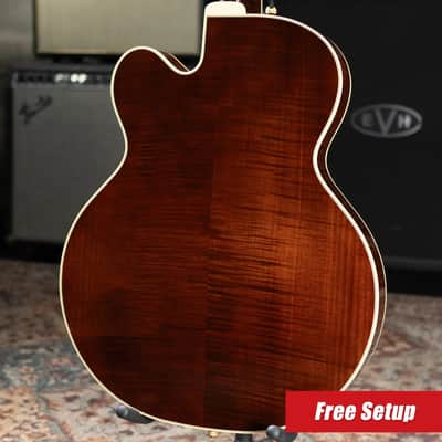 Gretsch G6122T-59 Vintage Select Edition '59 Chet Atkins Country Gentleman Hollow Body with Bigsby Electric Guitar - Walnut Stain Lacquer with Hardshell Case image 2