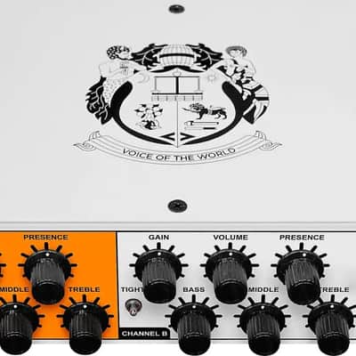 Orange Dual Baby 100 Guitar Head, 100W, Orange/Black image 2