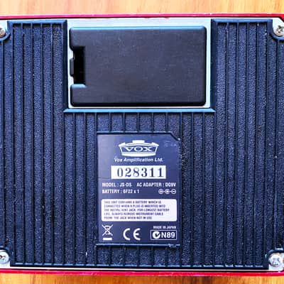 VOX SATCHURATOR Distortion Pedal Joe Satriani Signature Pedal! Made In JAPAN! image 9