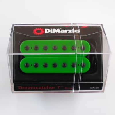 DiMarzio Dreamcatcher 7 String Bridge Humbucker Green W/Black Poles DP 724