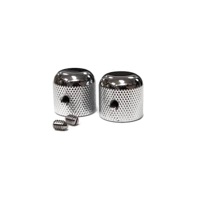 Fender Telecaster®/ Precision Bass® Dome Knobs (Chrome) (Set of 2) 0992056000 image 2
