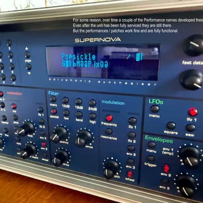 Novation Supernova Polyphonic Rackmount Synthesizer in Flight Case image 10