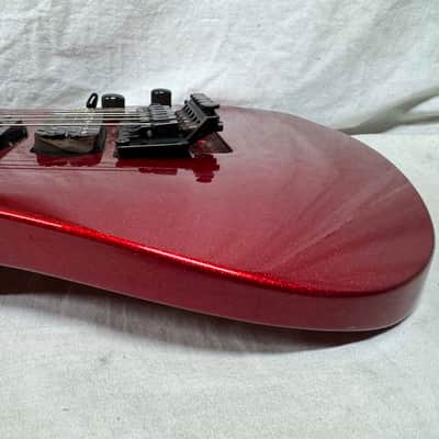 Hamer USA Centaura HSS Guitar with Reverse Headstock + Case - Metallic Candy Apple Red image 20