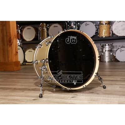 DW Performance Bass Drum 22x14 Hard Satin Gold Mist image 1